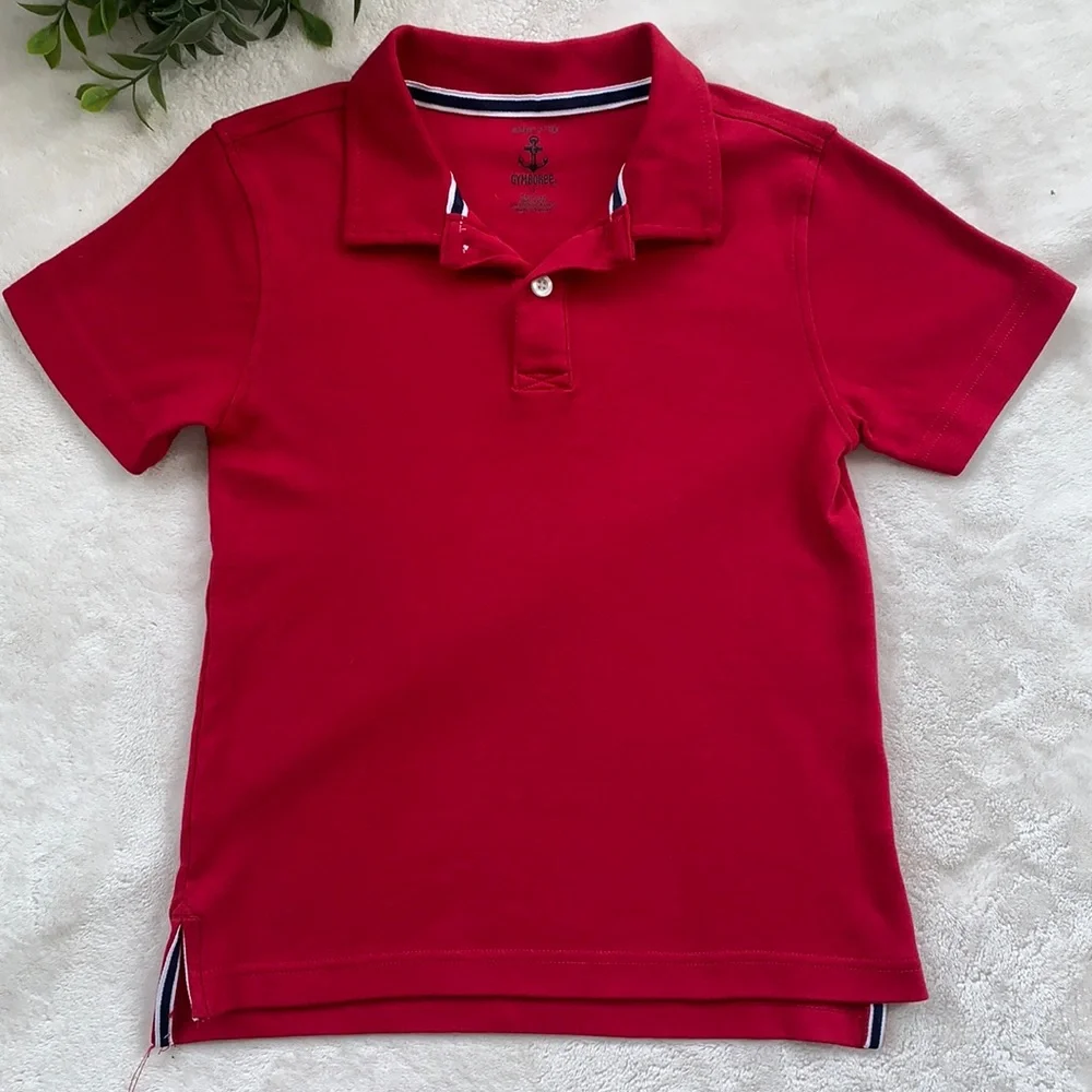 Gymboree Red Polo Shirt 7 Perfect!!